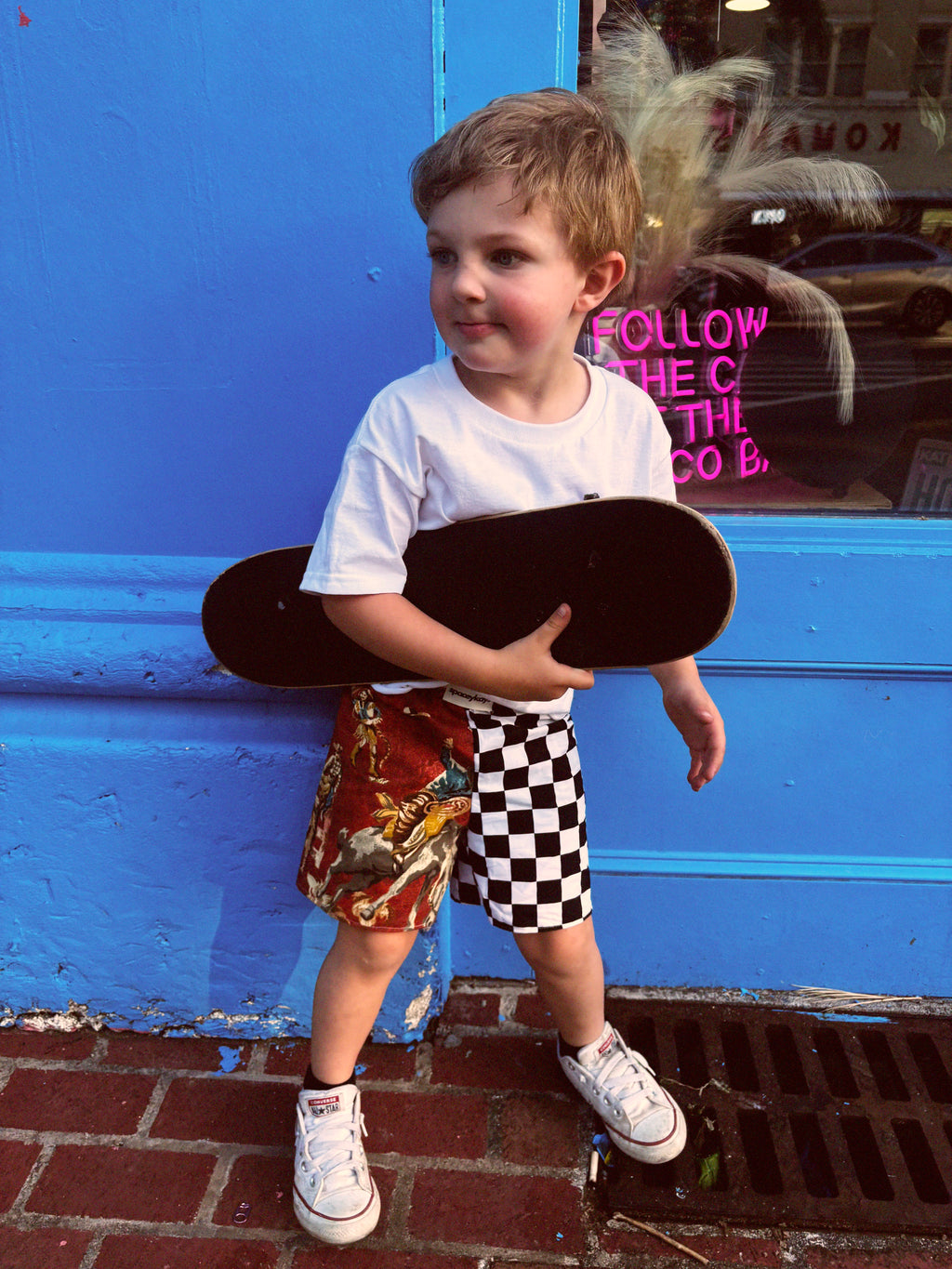 Western + Checkered Toddler Shorts (MOQ 3) (Copy)