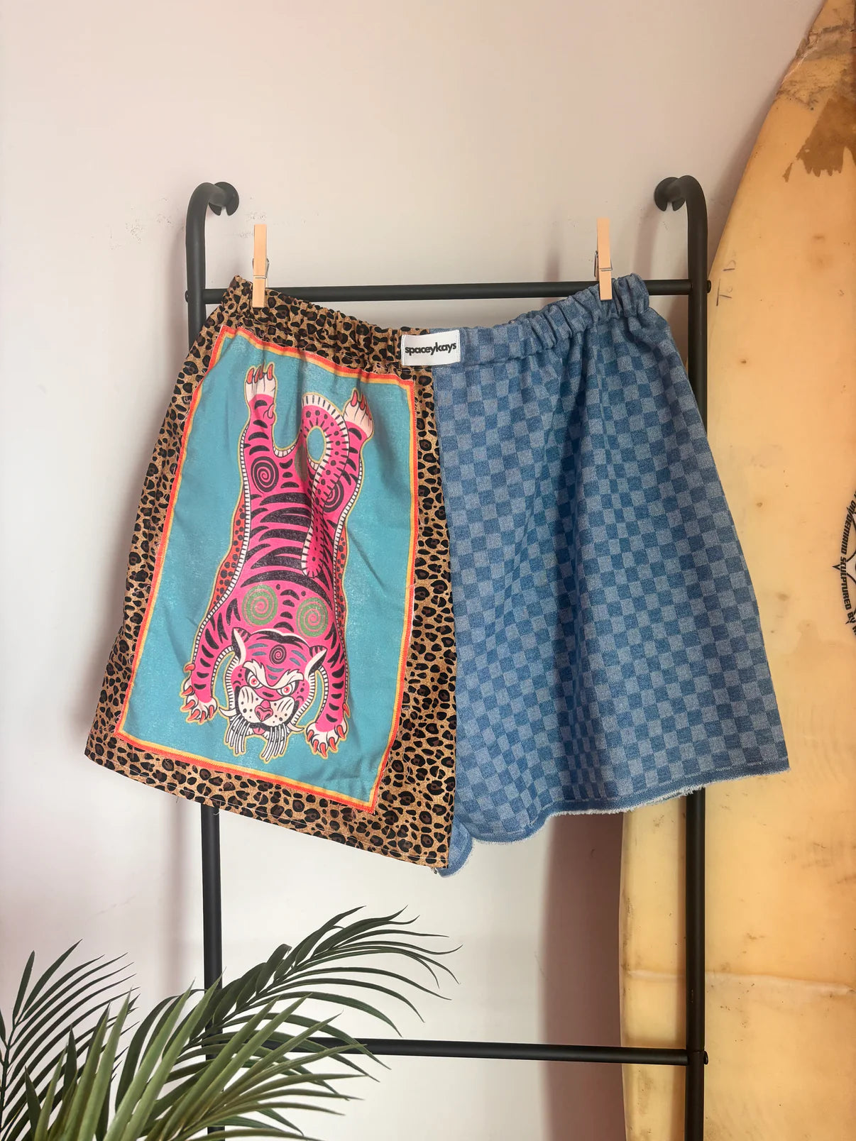 Denim + Tiger Shorts (open pack min 3)